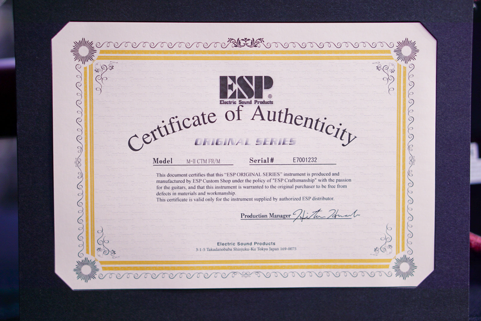 ESP Original M-II CTM FR/M castmetal lava E7001232