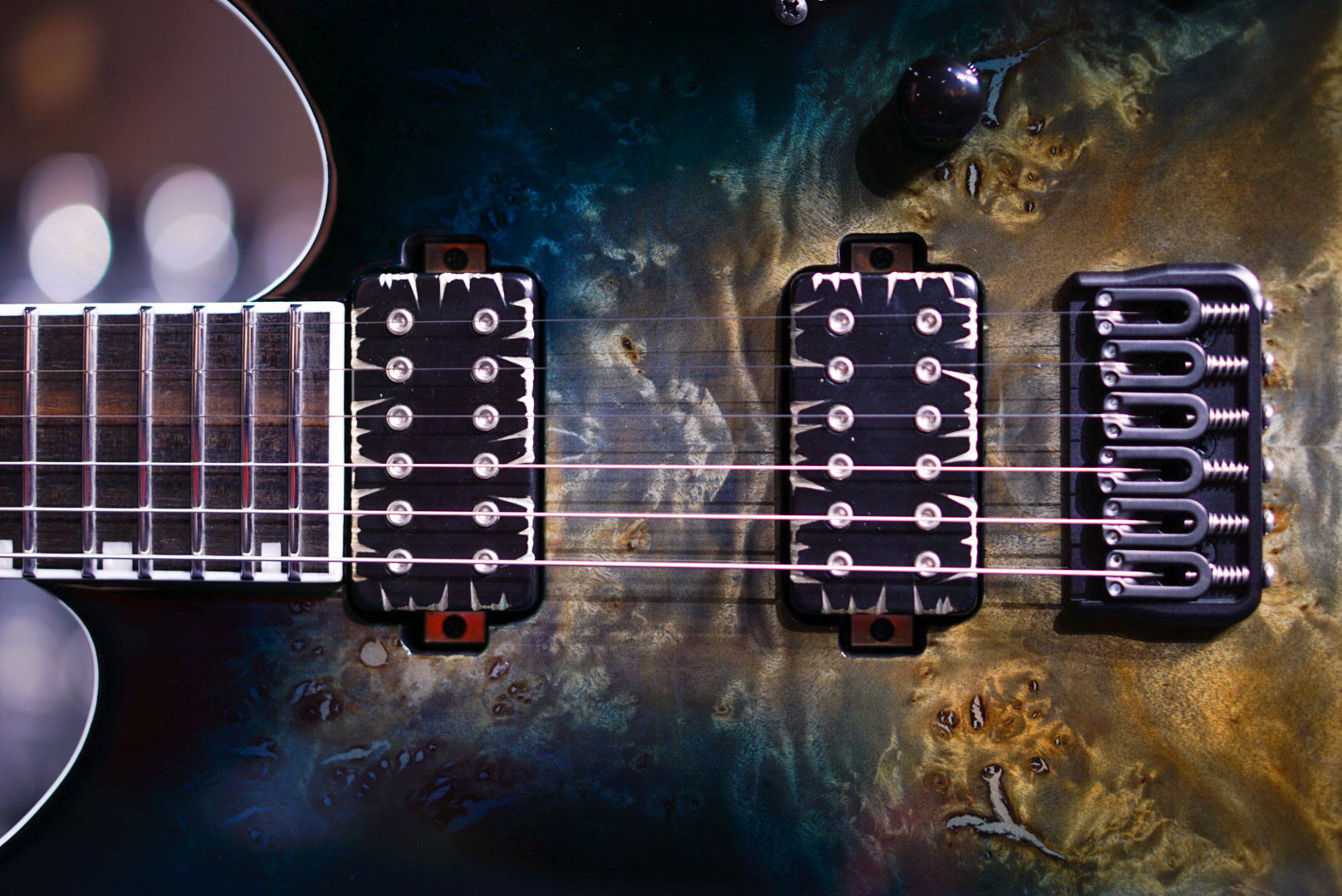 ESP E-II M-II NT HS BM Mercury Blue Burst