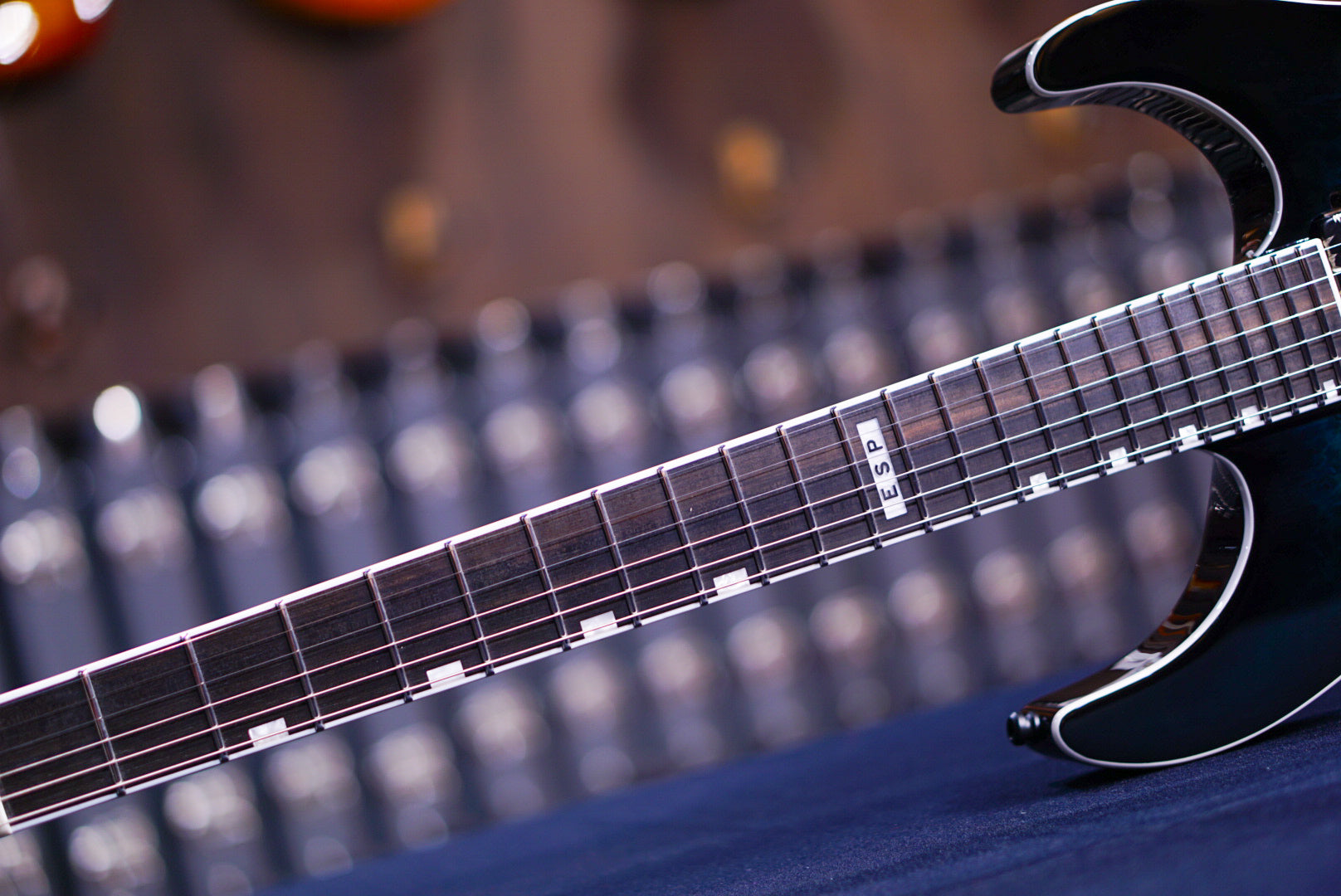 ESP E-II M-II NT HS BM Mercury Blue Burst