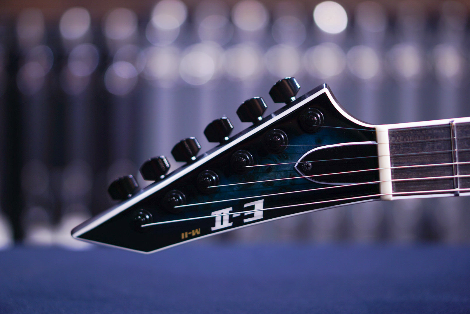 ESP E-II M-II NT HS BM Mercury Blue Burst