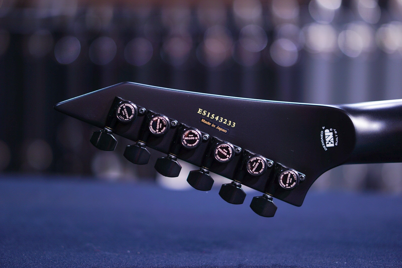 ESP E-II M-II NT HS BM Mercury Blue Burst