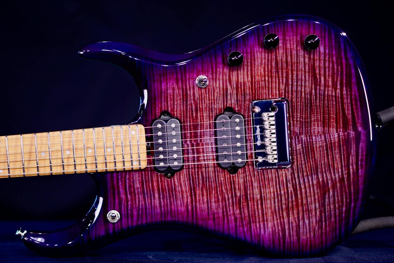 Ernie Ball Music Man JP15 Purple Nebula Flame H08268