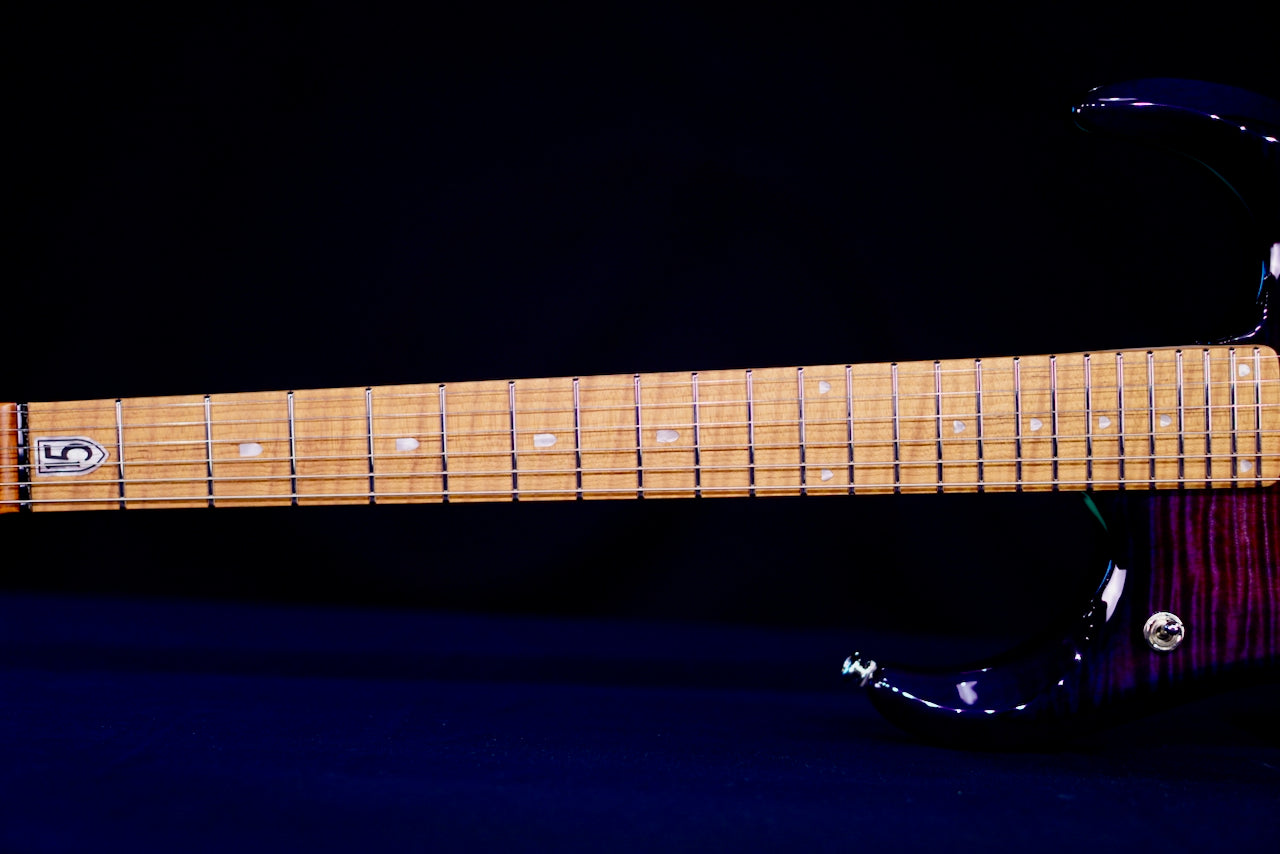 Ernie Ball Music Man JP15 Purple Nebula Flame H08268