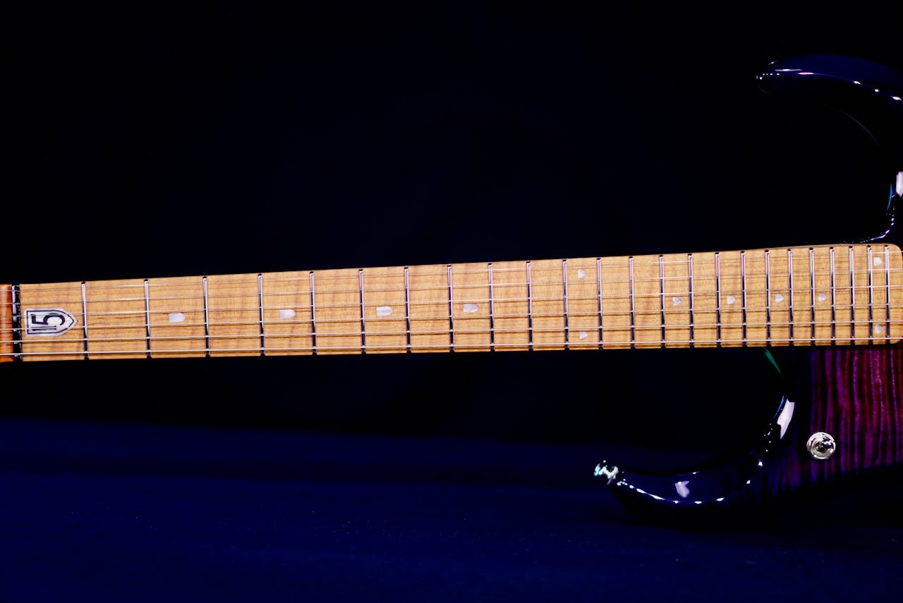 Ernie Ball Music Man JP15 Purple Nebula Flame H08268