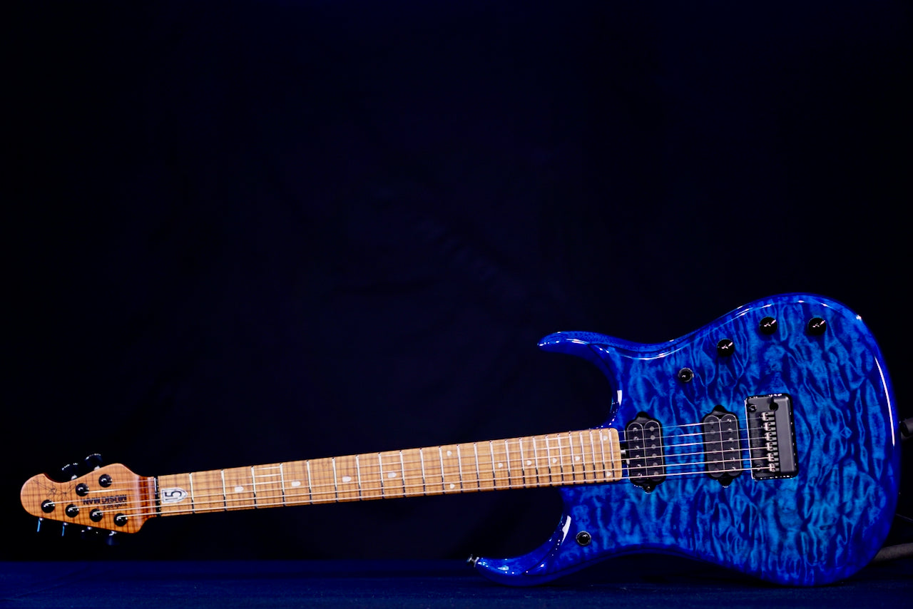 Ernie Ball Music Man JP15 Ultramarine Quilt H07657