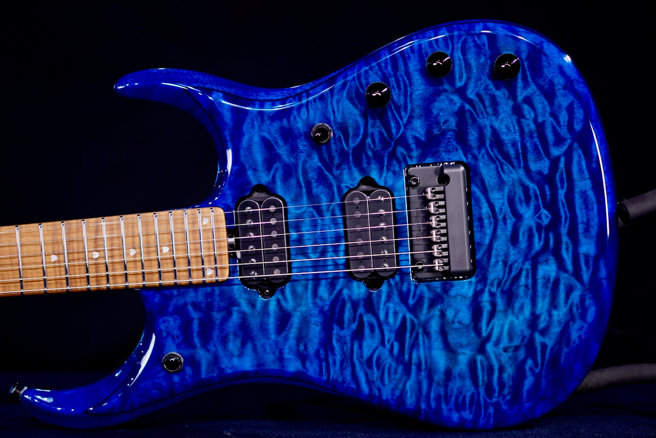 Ernie Ball Music Man JP15 Ultramarine Quilt H07657