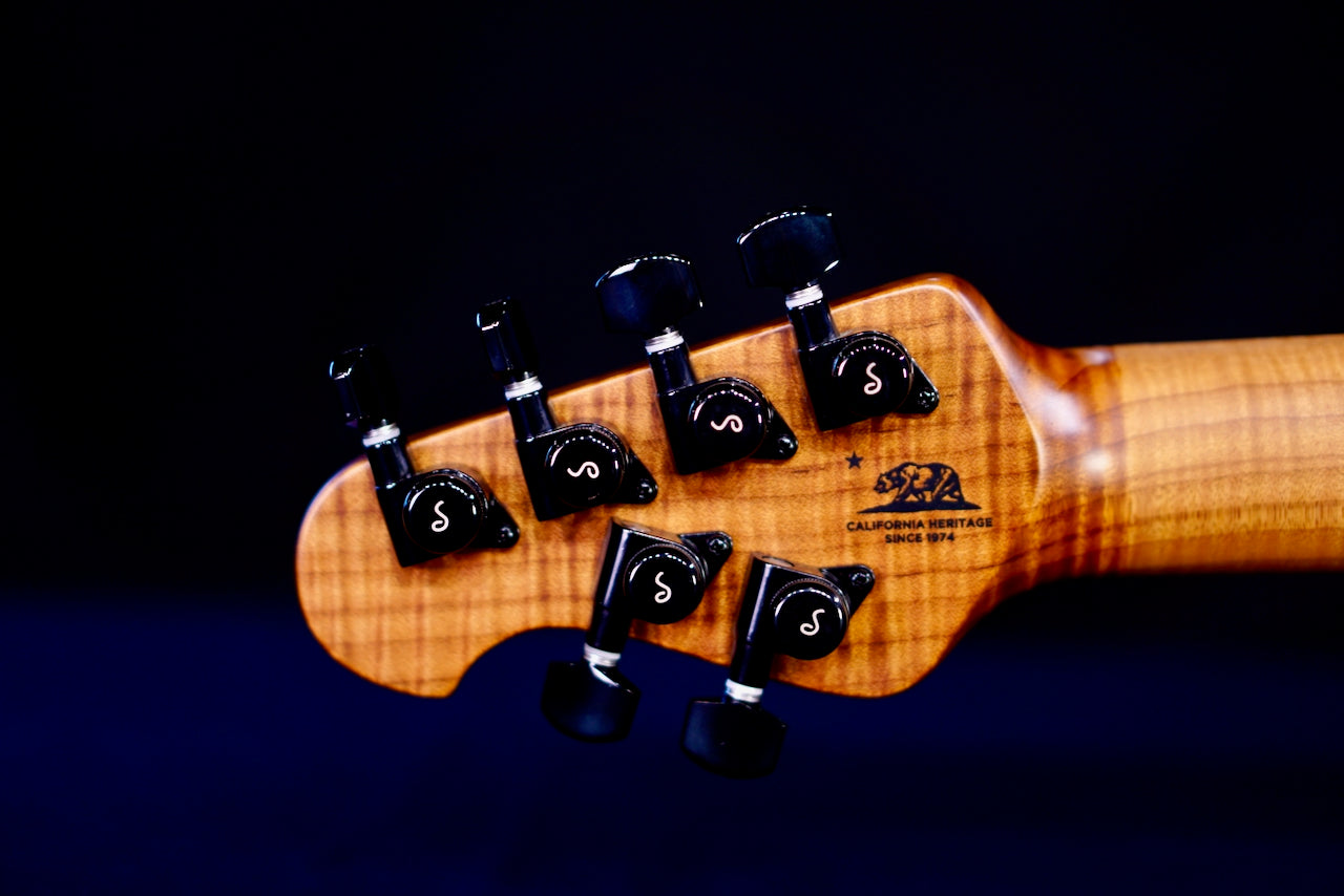 Ernie Ball Music Man JP15 Ultramarine Quilt H07657