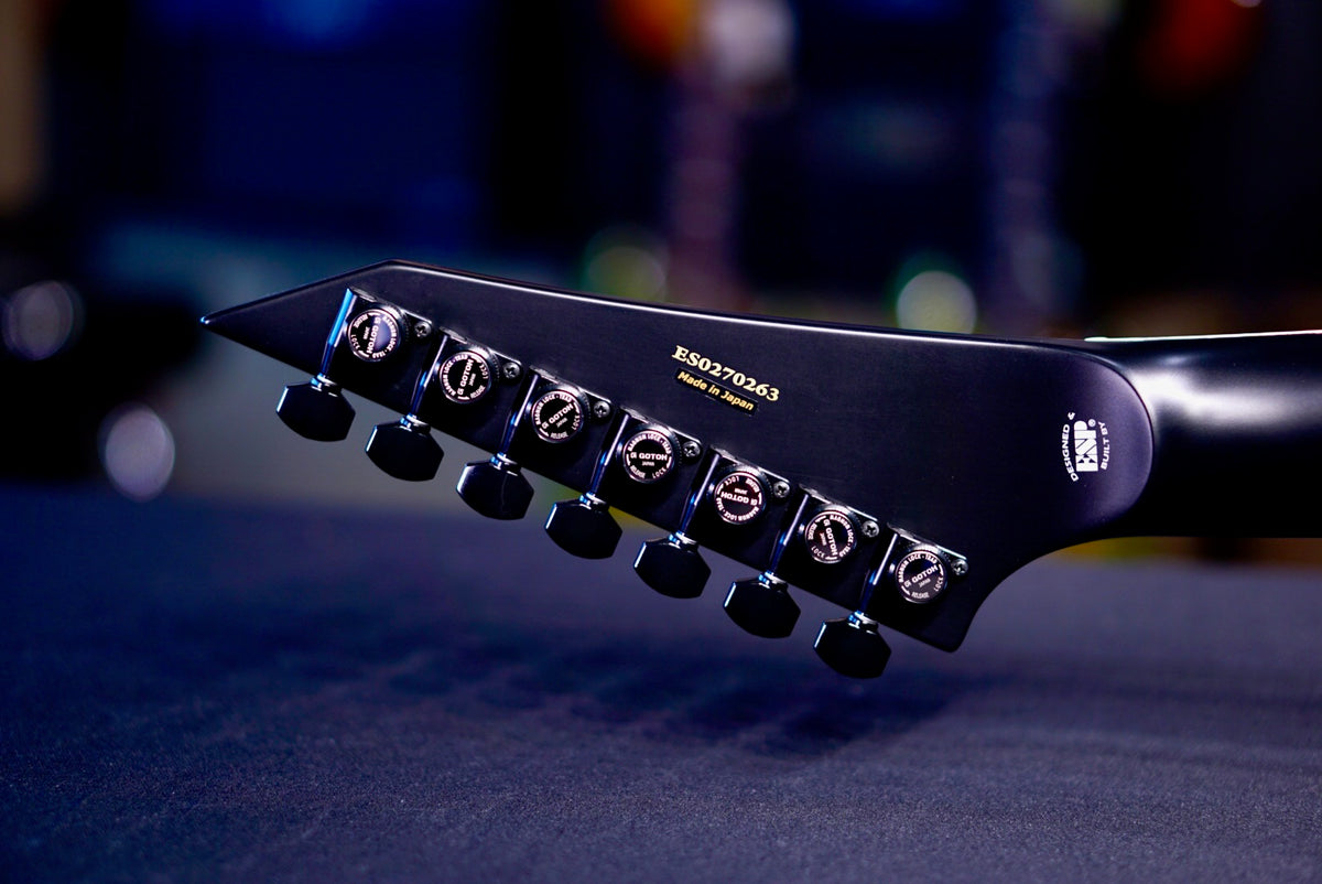 ESP E-II Horizon NT-7B Hipshot Black satin ES0270263