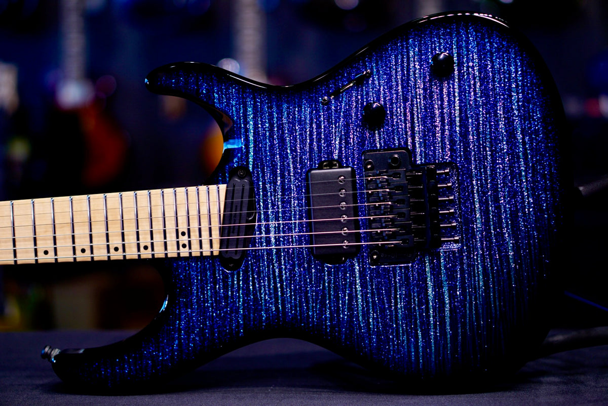 ESP Maverick Glitter storm blue E6611252 V2