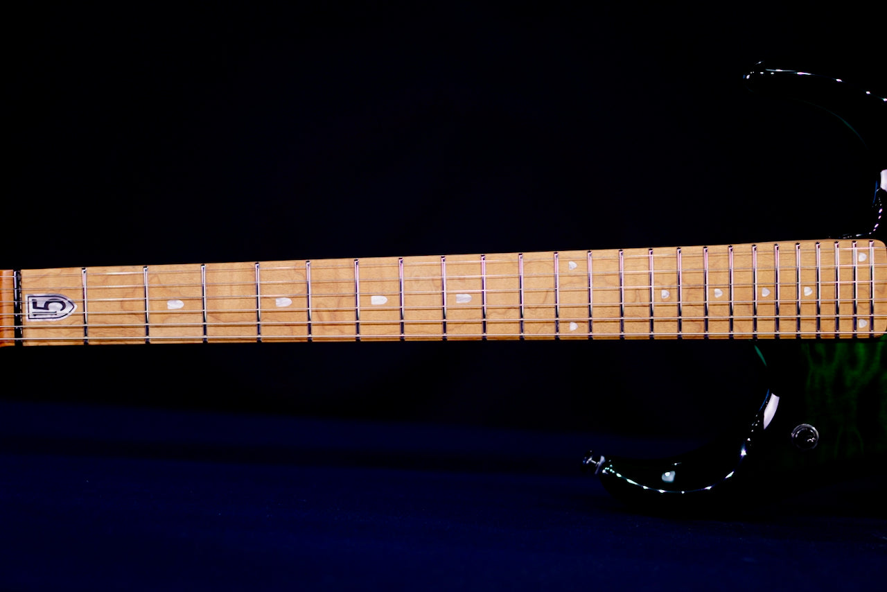 Ernie Ball Music Man JP15 Green Tiger Quilt H08477