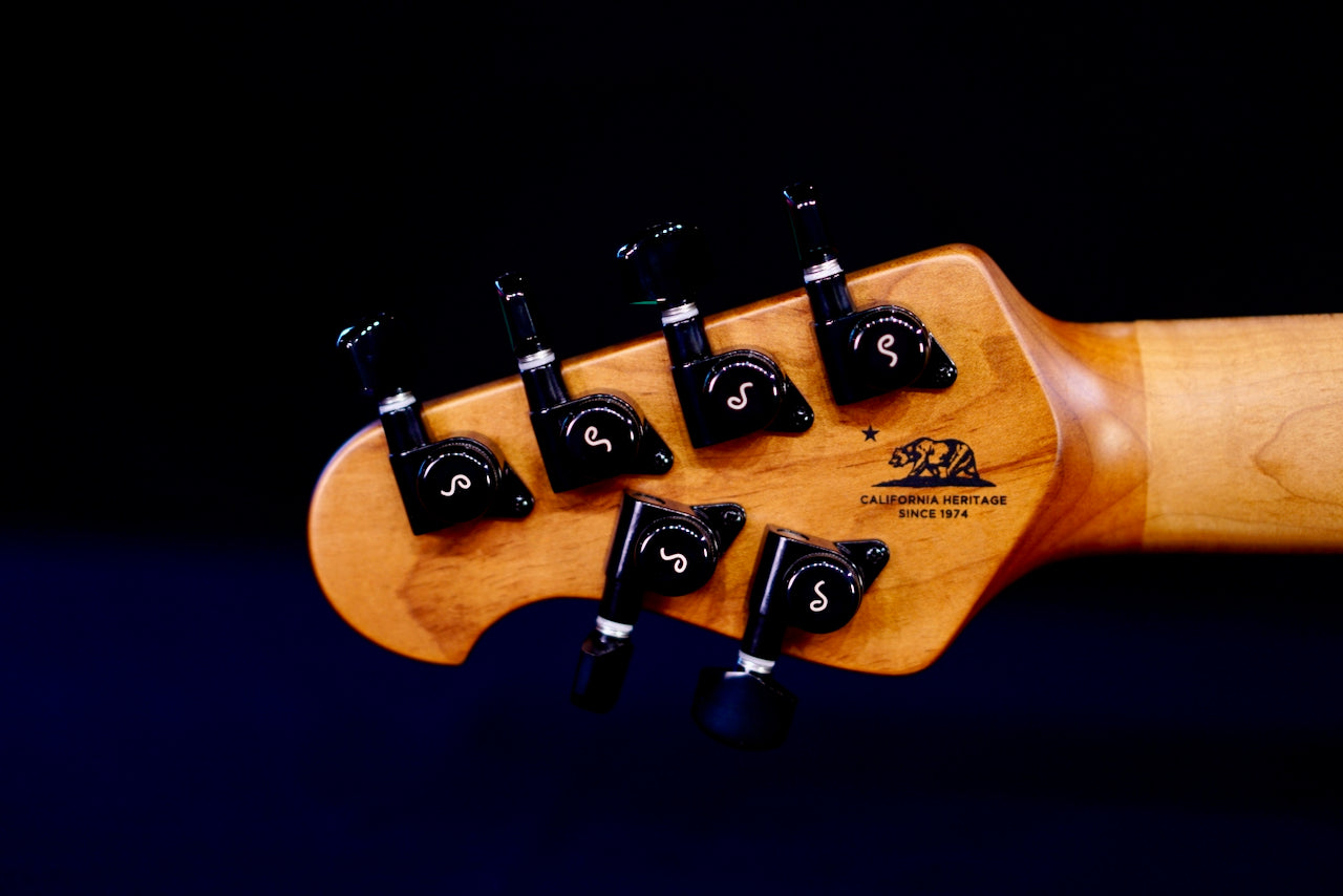 Ernie Ball Music Man JP15 Green Tiger Quilt H08477