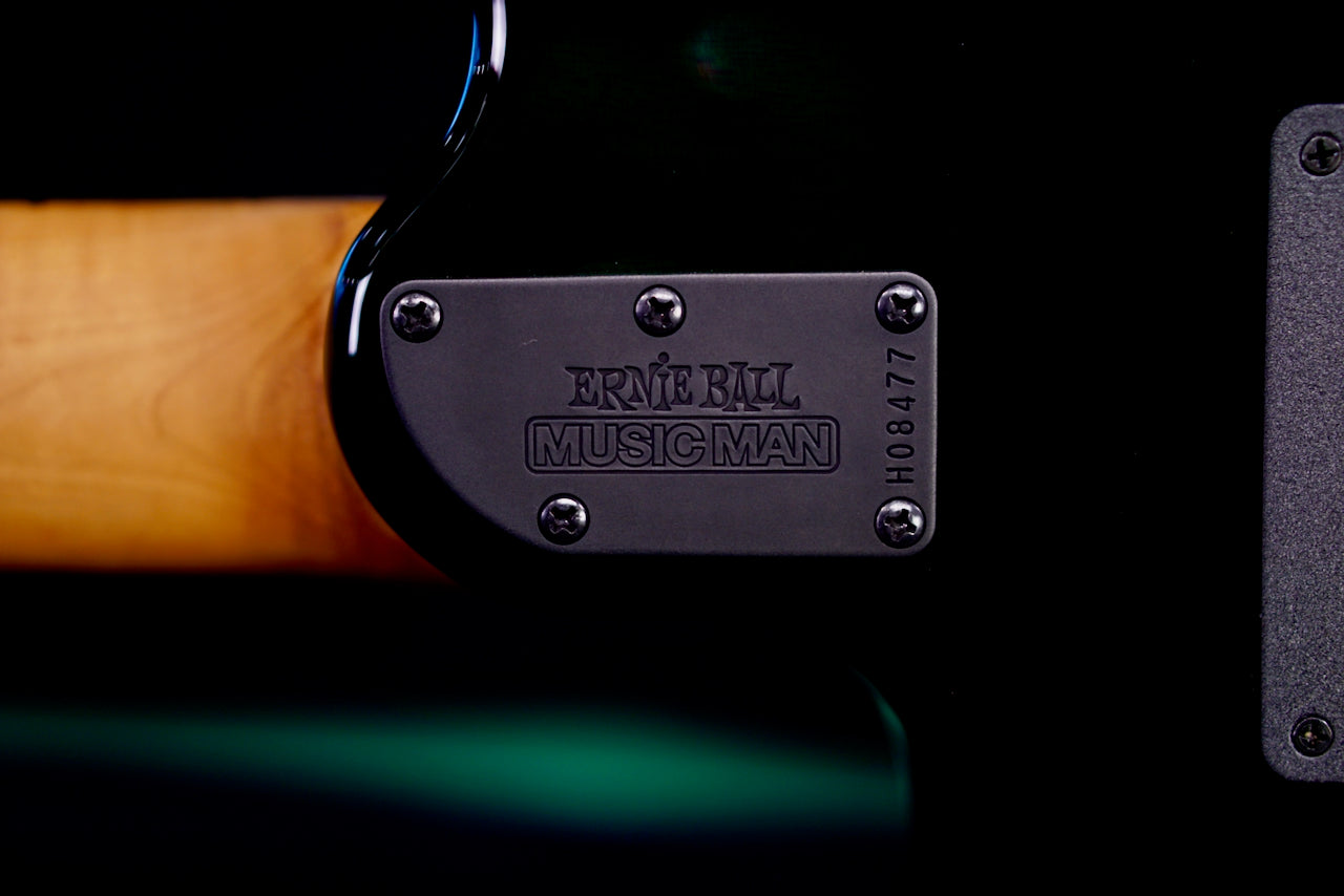 Ernie Ball Music Man JP15 Green Tiger Quilt H08477