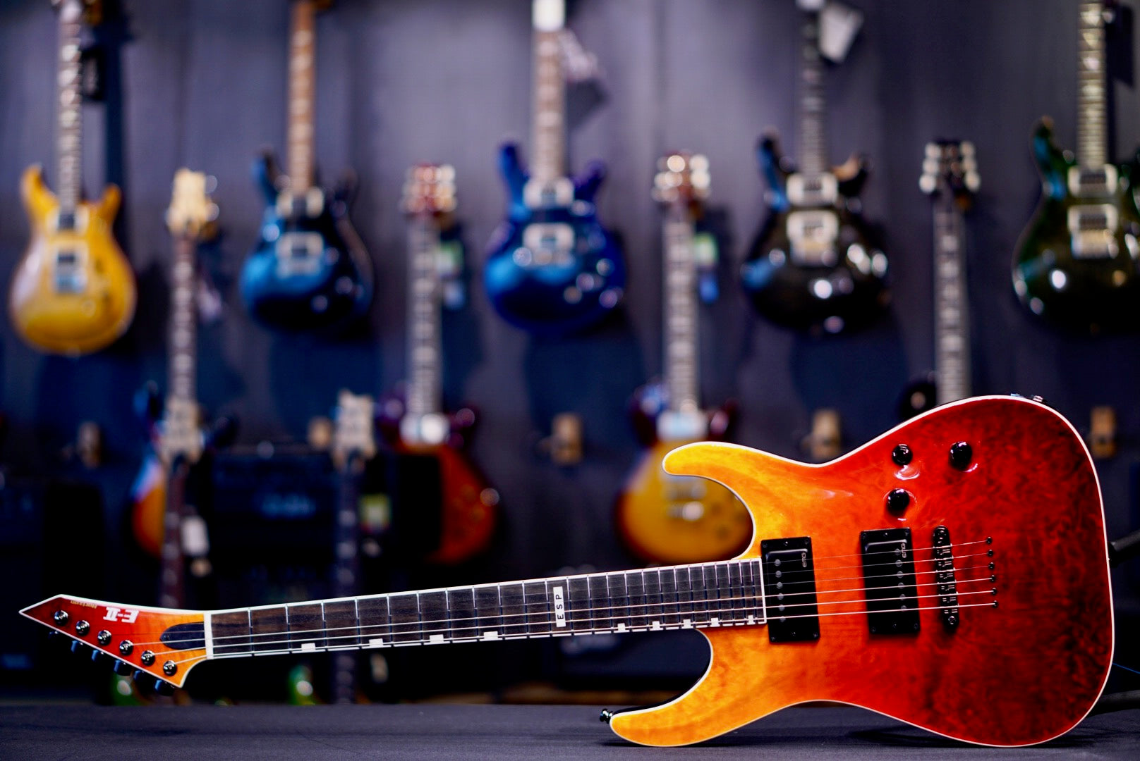 ESP E-II HORIZON NT-II TIGER EYE AMBER FADE ES0245253