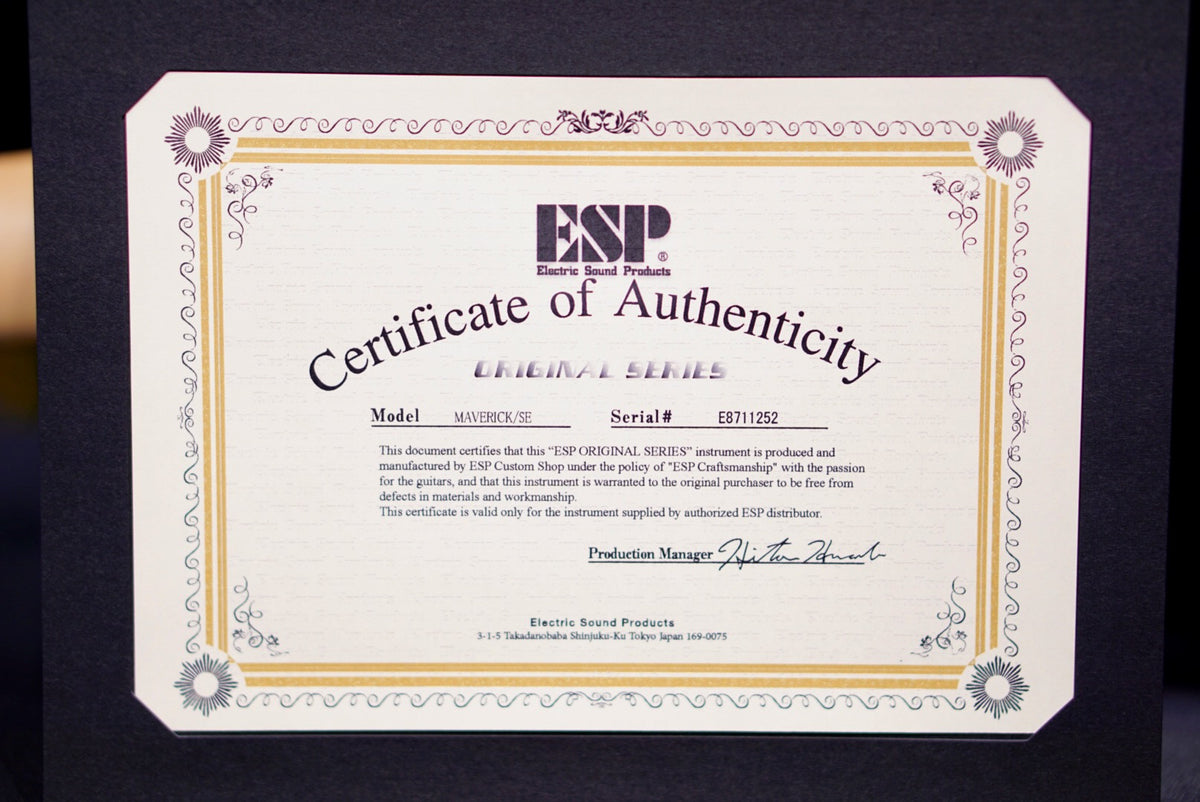 ESP Maverick Glitter storm violet E8711252 V2
