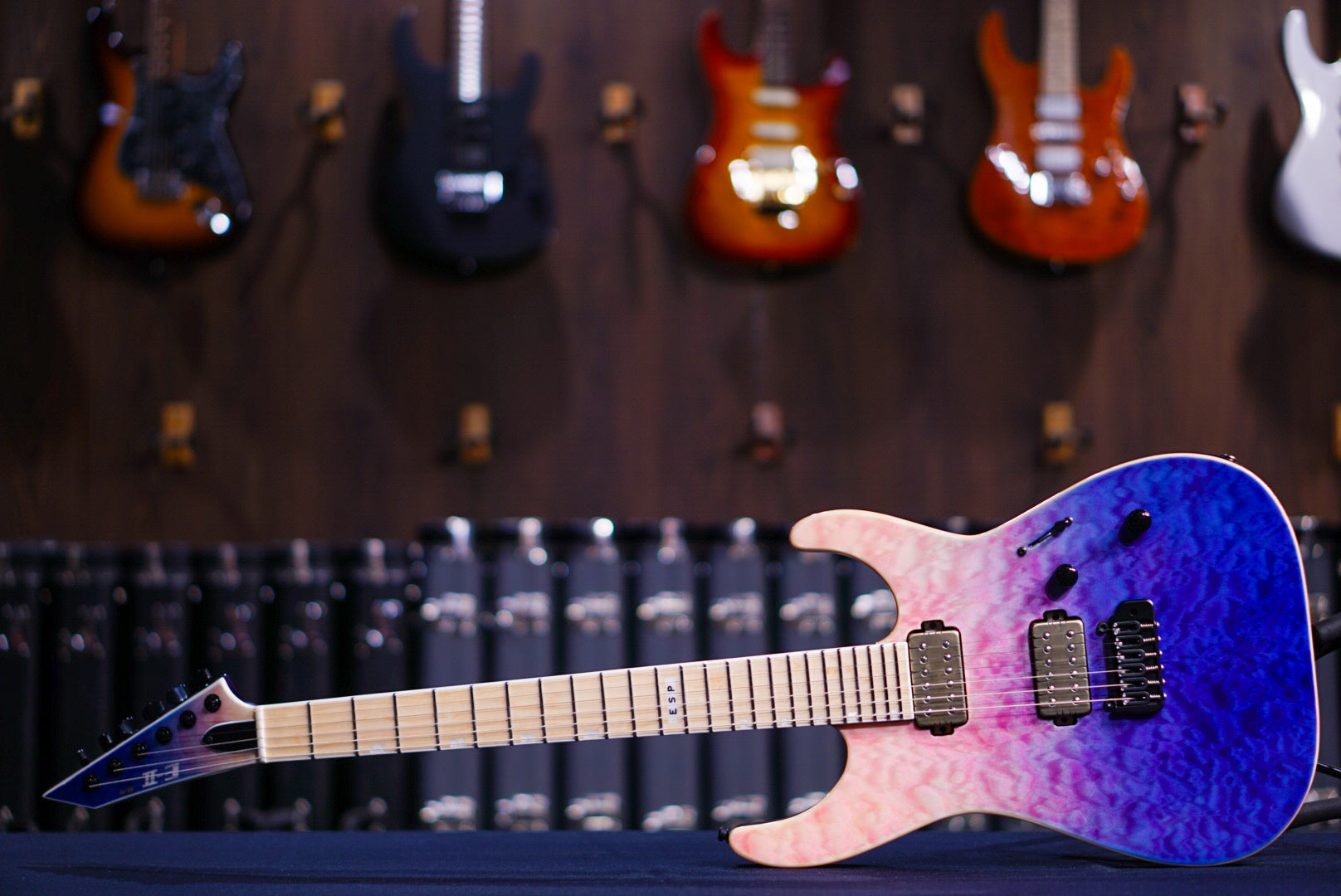 ESP E-II M-II HST/QM Indigo Purple Fade ES5182233