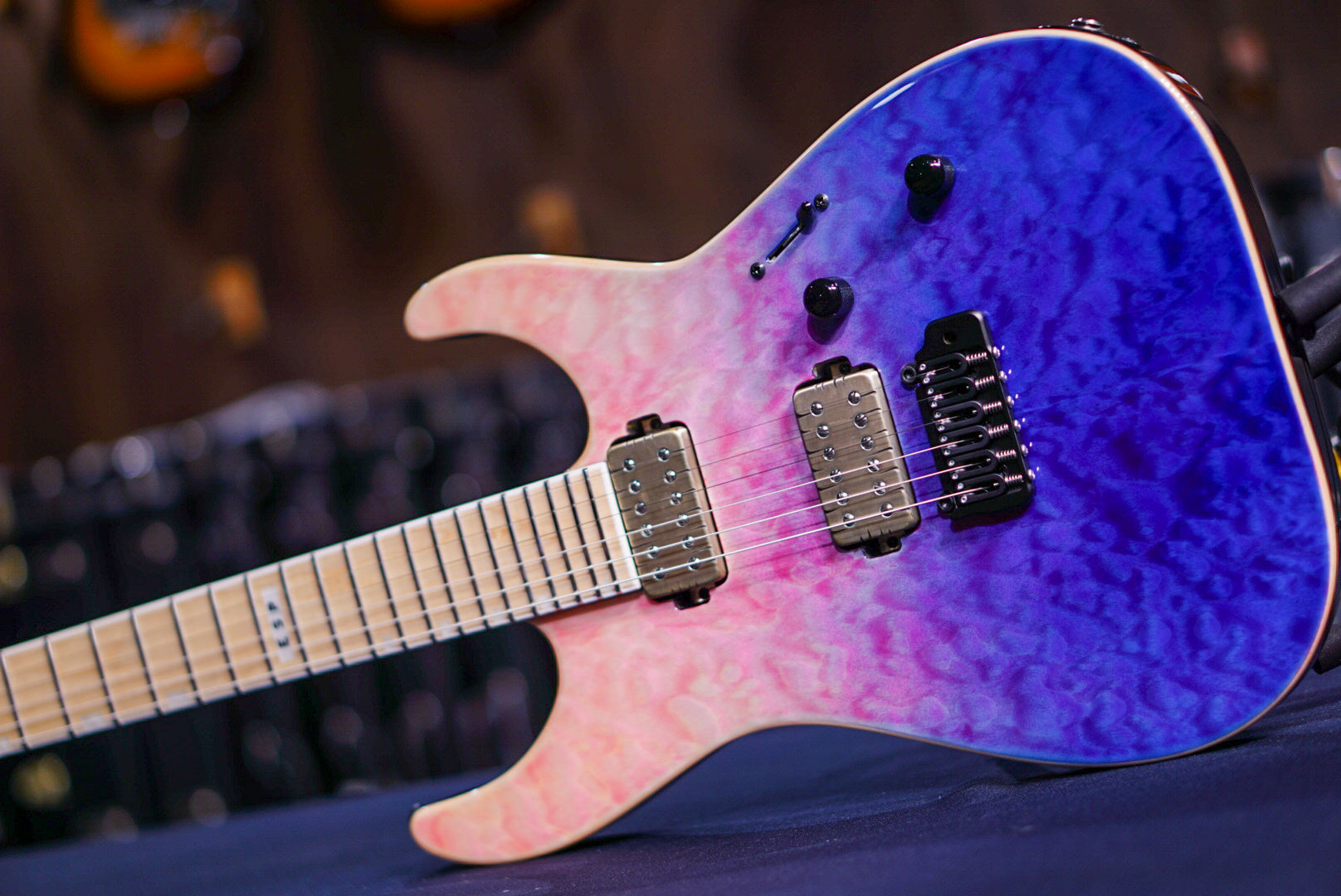 ESP E-II M-II HST/QM Indigo Purple Fade ES5182233