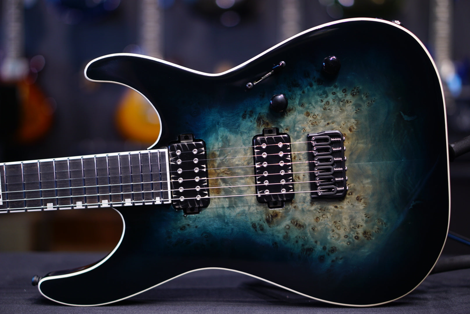 ESP E-II M-II NT HS BM Mercury Blue Burst ES1444253