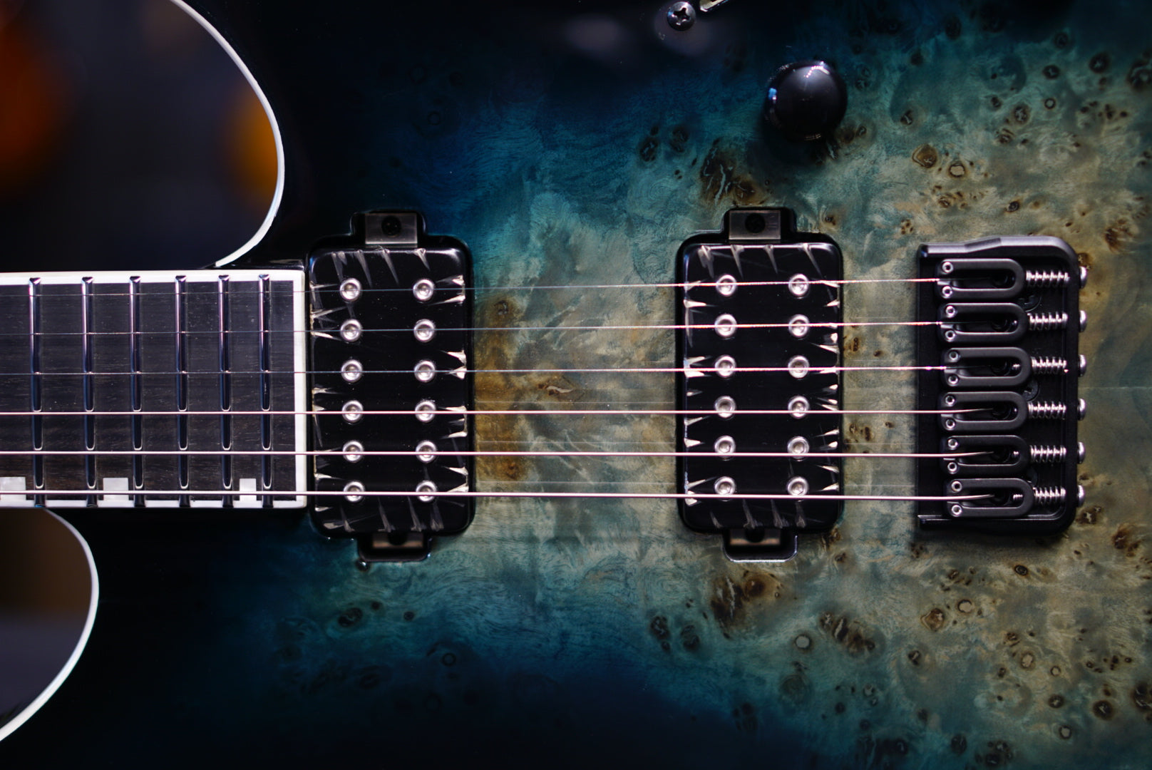 ESP E-II M-II NT HS BM Mercury Blue Burst ES1444253