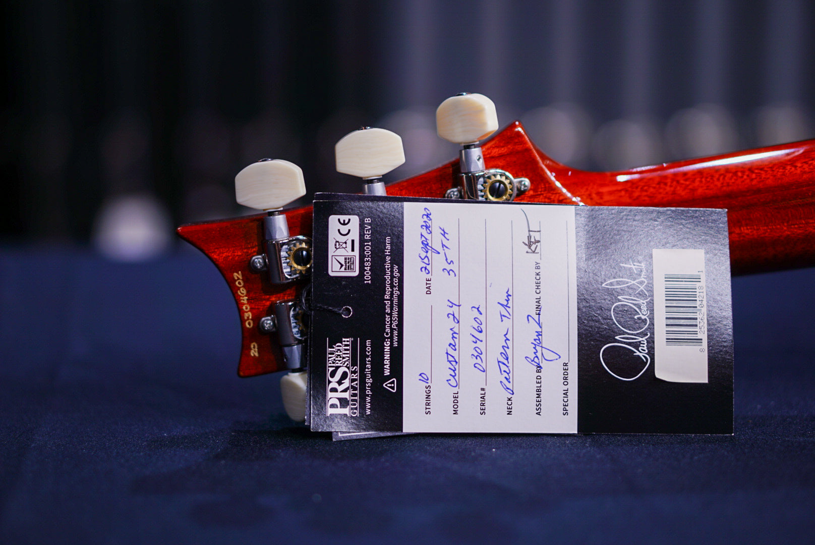 PRS 35th Anniversary Custom 24 - McCarty Sunburst Thin Neck 0304602