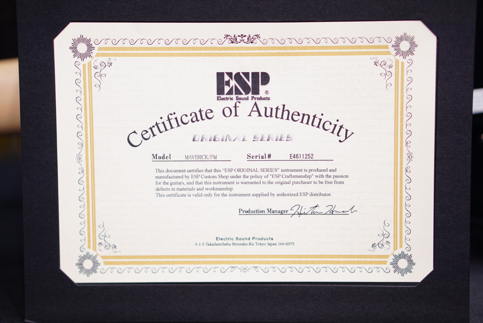 ESP Maverick Glitter storm violet E4611252 V2