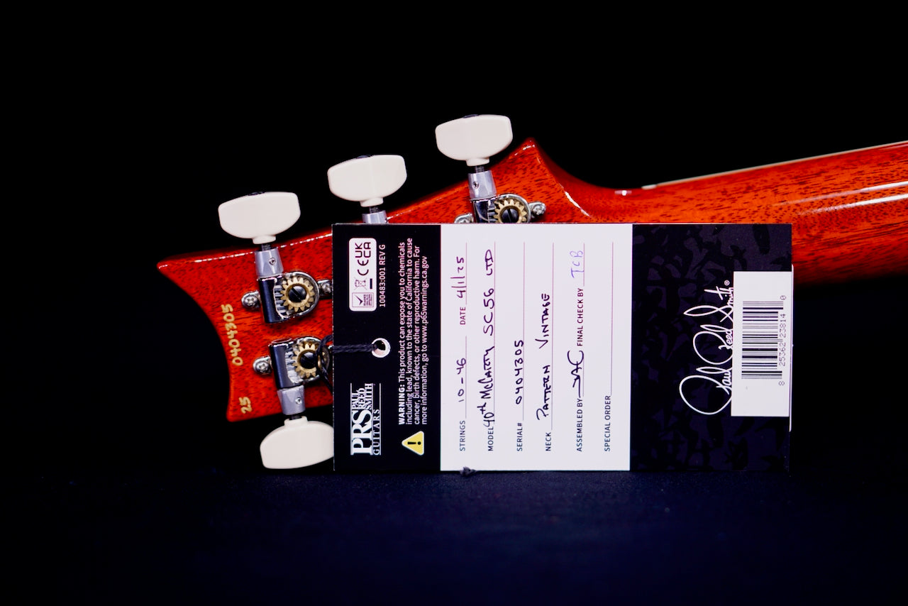 PRS 40th Anniversary McCarty SC56 Limited Edition McCarty Sunburst 0404305