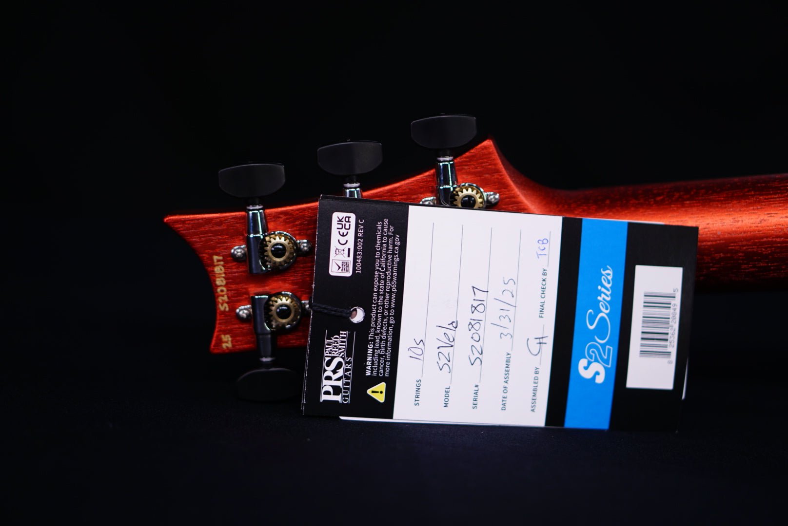 PRS S2 Vela Satin Red Apple Metallic S2081817