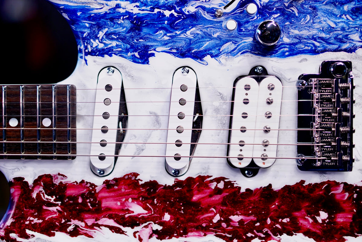 James Tyler Studio Elite HDX USA 250 Limited Edition Red , White & Blue Shmear 26486
