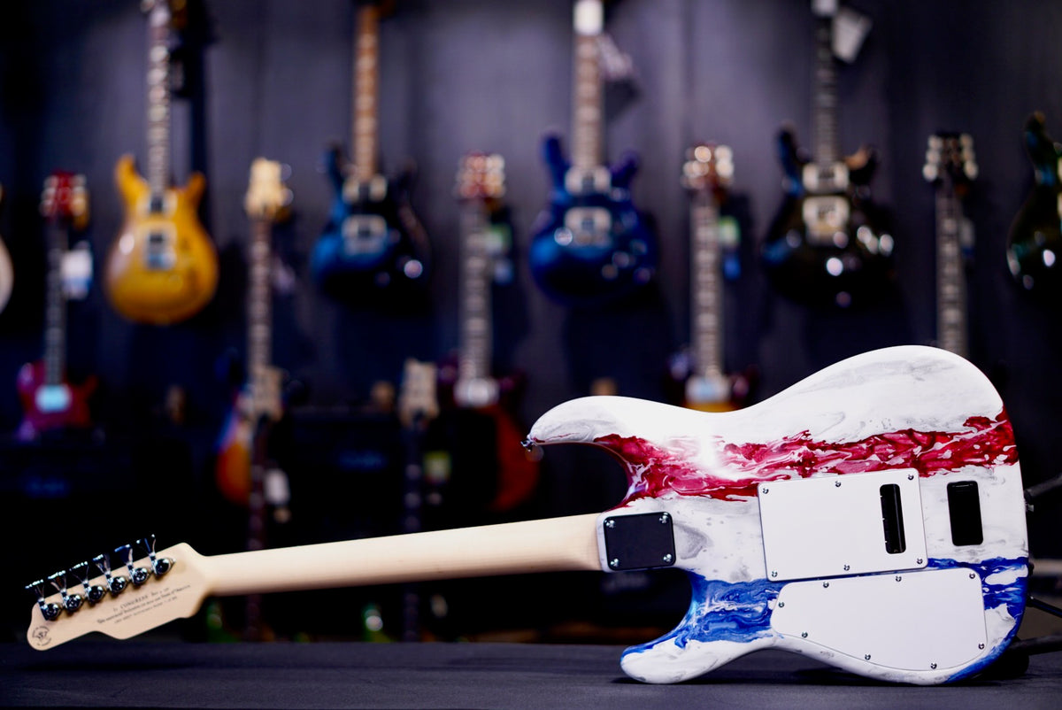 James Tyler Studio Elite HDX USA 250 Limited Edition Red , White & Blue Shmear 26463