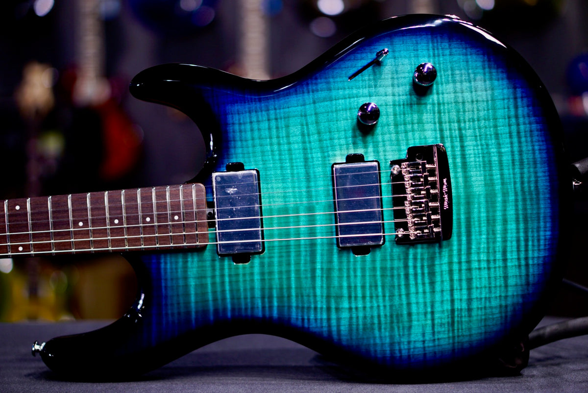 Ernie Ball Music Man Steve Lukather L4 Maple Top Blue Flame H10155