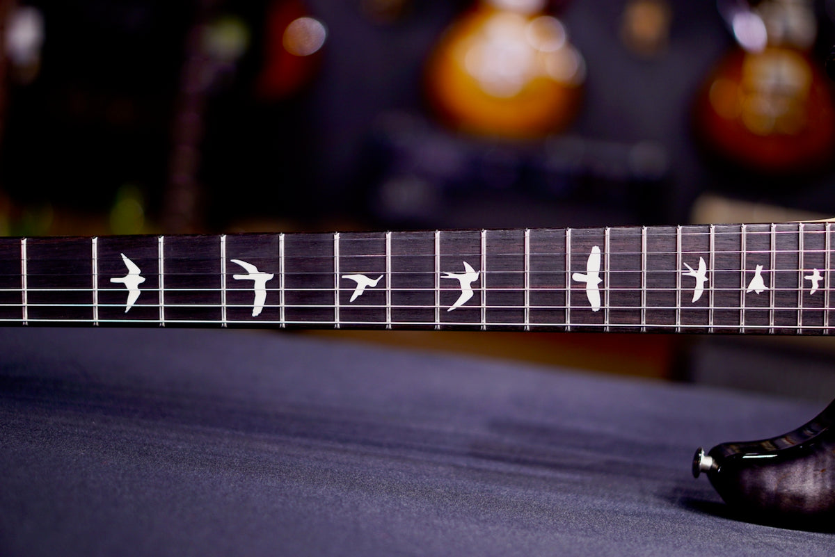 PRS CE24 Faded Gray Black Wraparound Smokeburst 0426117