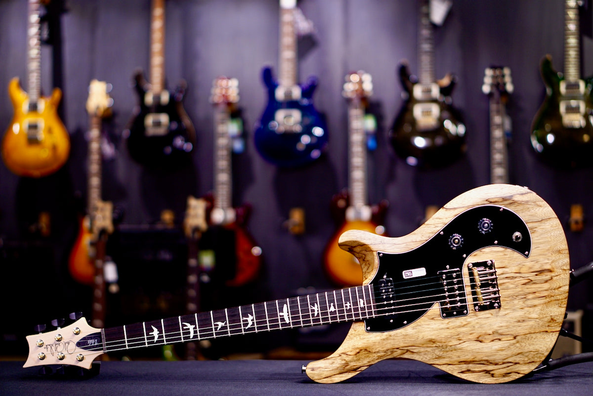 PRS S2 Vela Black Limba Limited - Natural S2089353