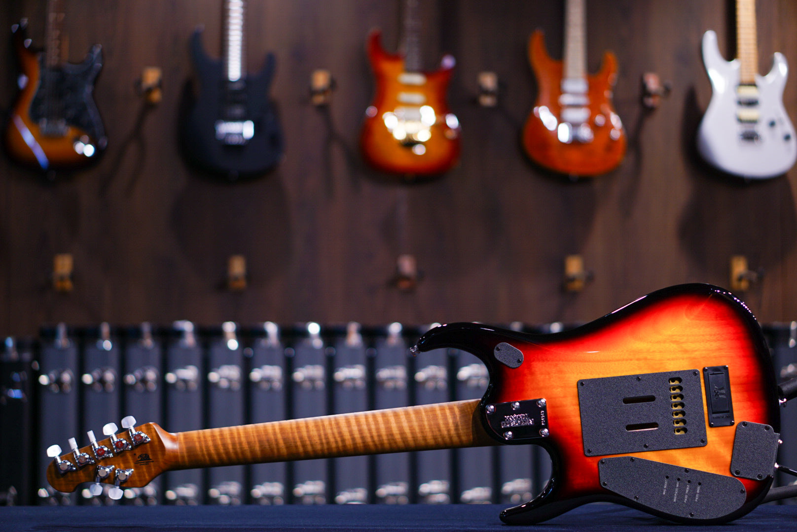 Ernie Ball Musicman JP 15 7 string Quilt tiger eye k04949