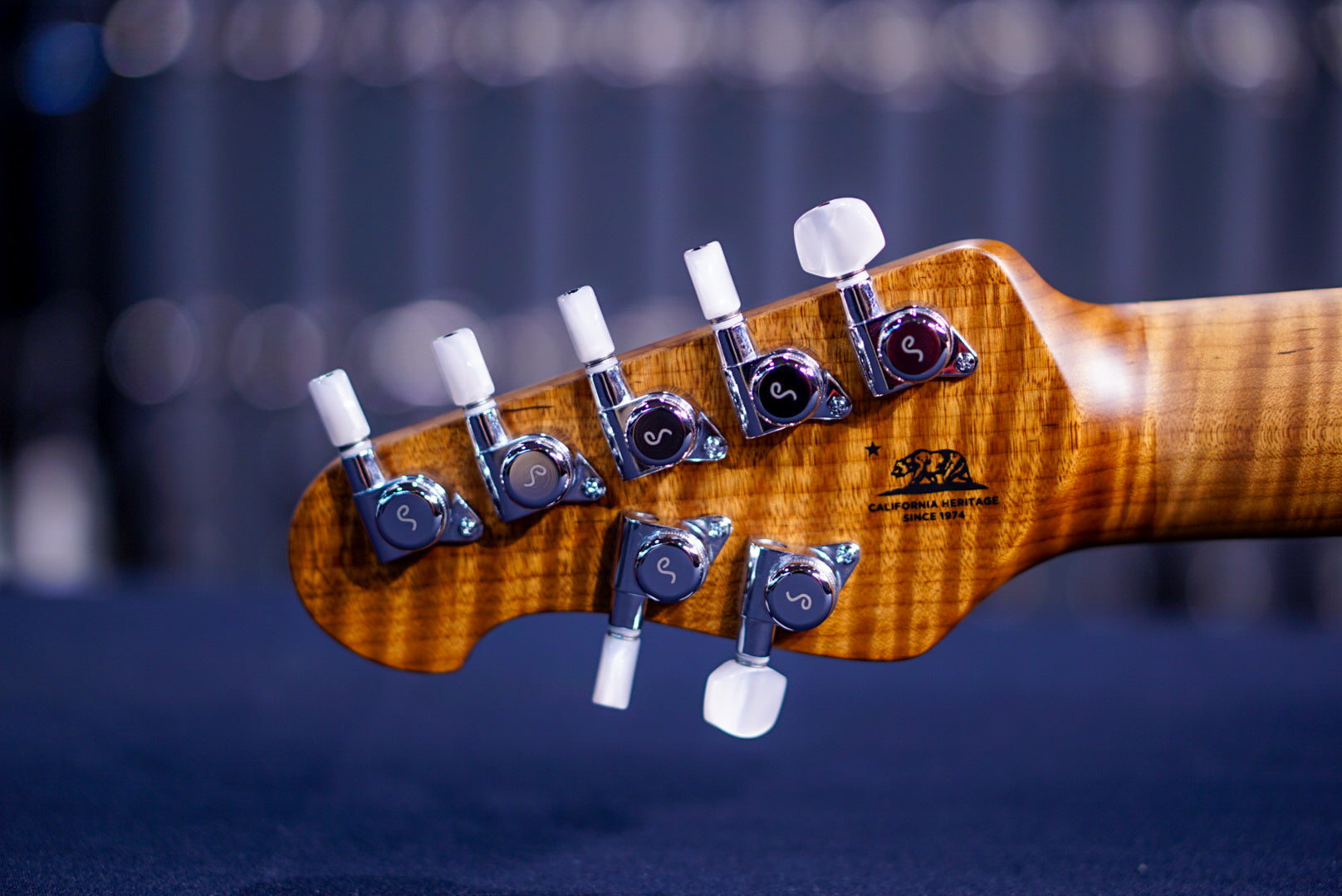 Ernie Ball Music Man JP 15 7 string flame Nebula K02779