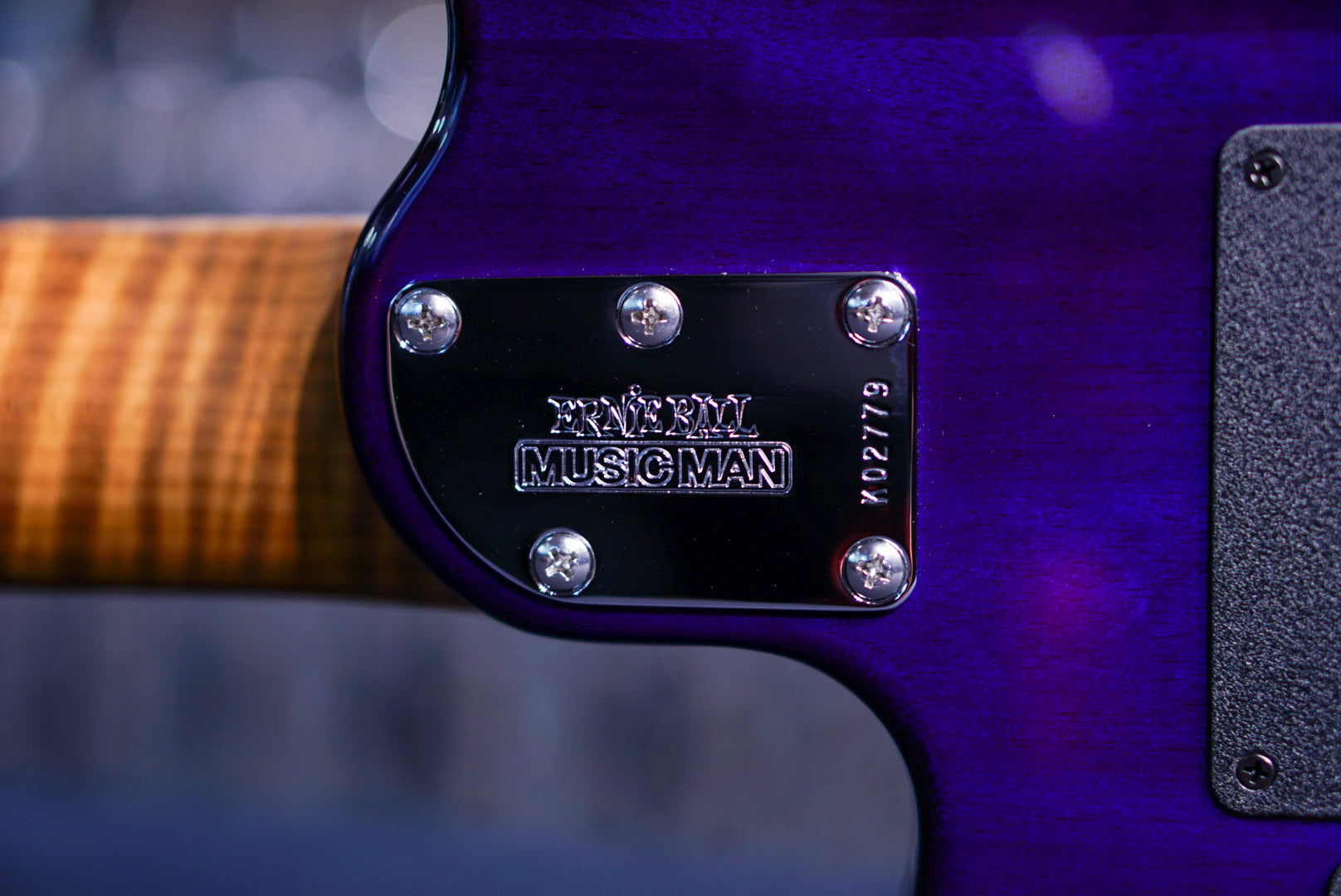 Ernie Ball Music Man JP 15 7 string flame Nebula K02779