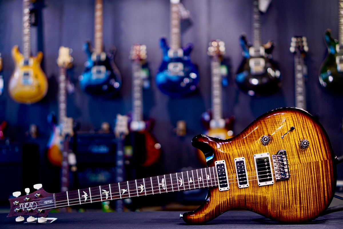 PRS Studio Black Gold Wraparound Burst 0417401
