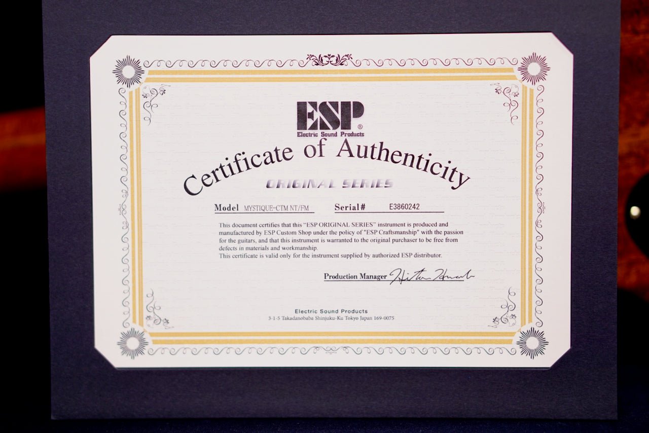 ESP Original Mystique NT See Thru Pink-Purple Gradation E3860242