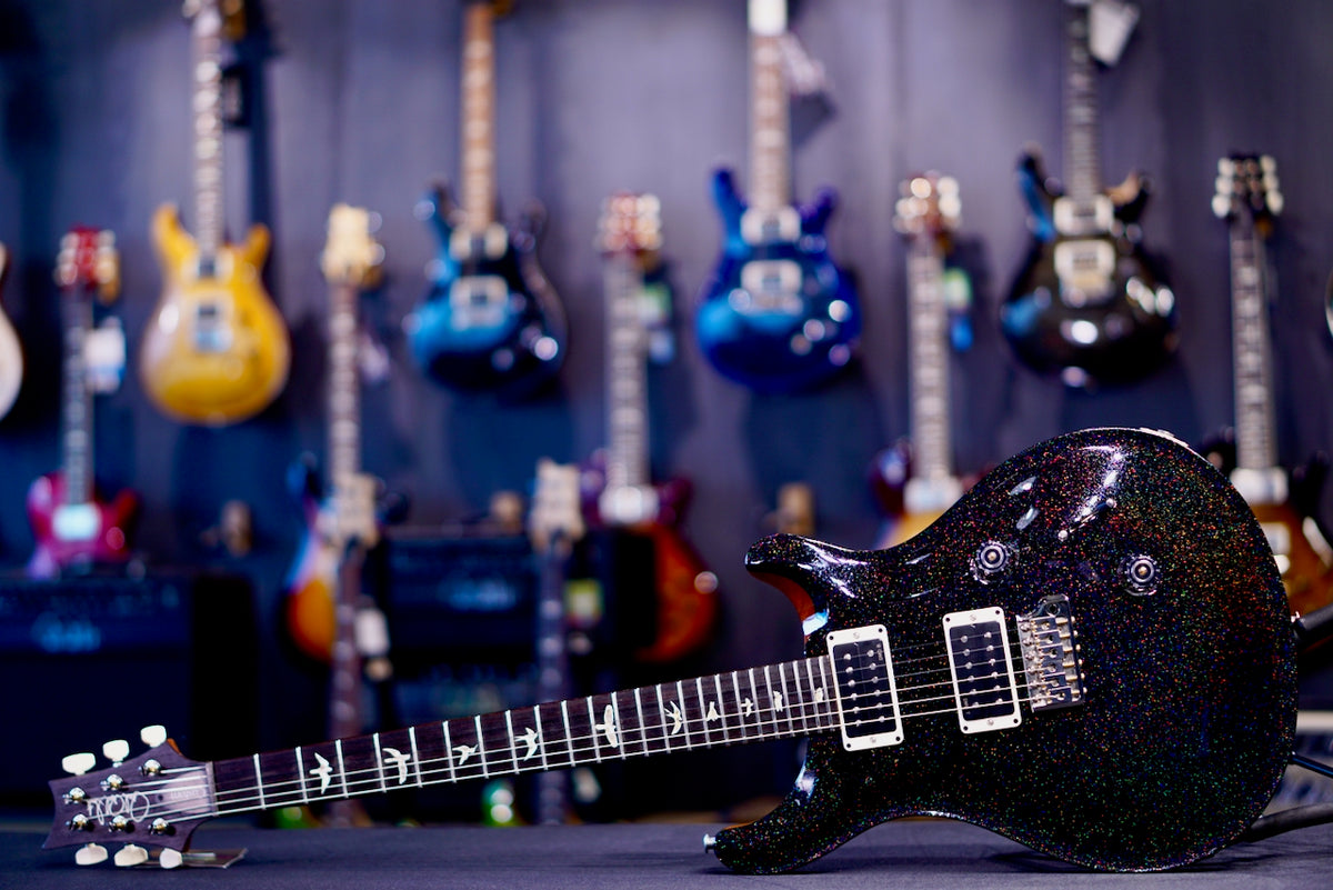 PRS Custom 24 Black Rainbow Holoflake 0426502