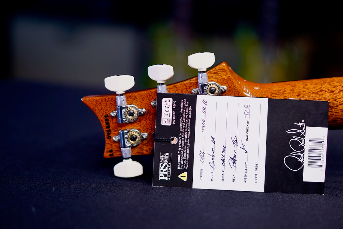 PRS Custom 24 Black Rainbow Holoflake 0426502