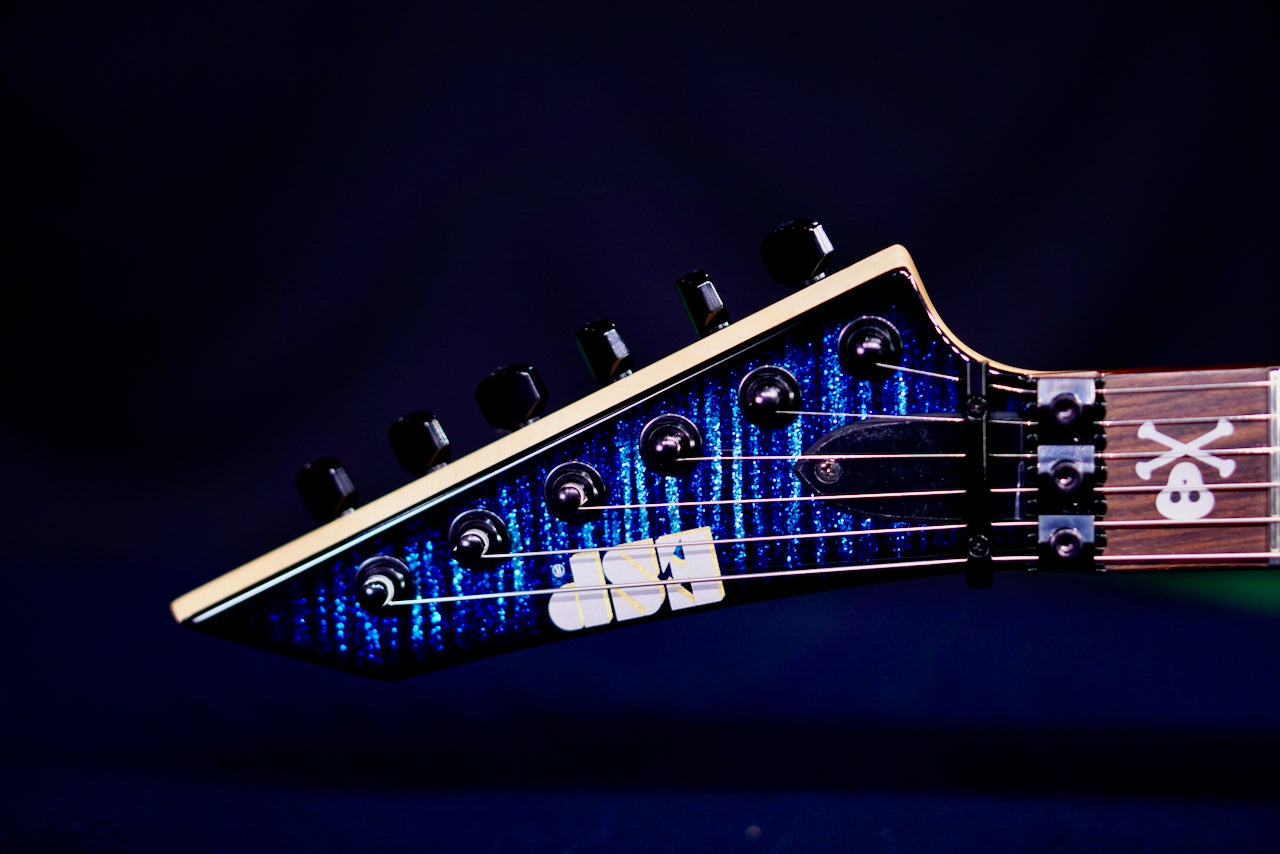 ESP KH-2 kirk hammett Glitter Storm Blue Limited Ed E5610242