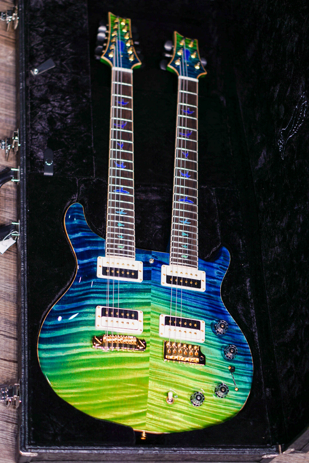 PRS Private Stock Doubleneck Laguna Dragon's Breath 0383821 PS# 10550