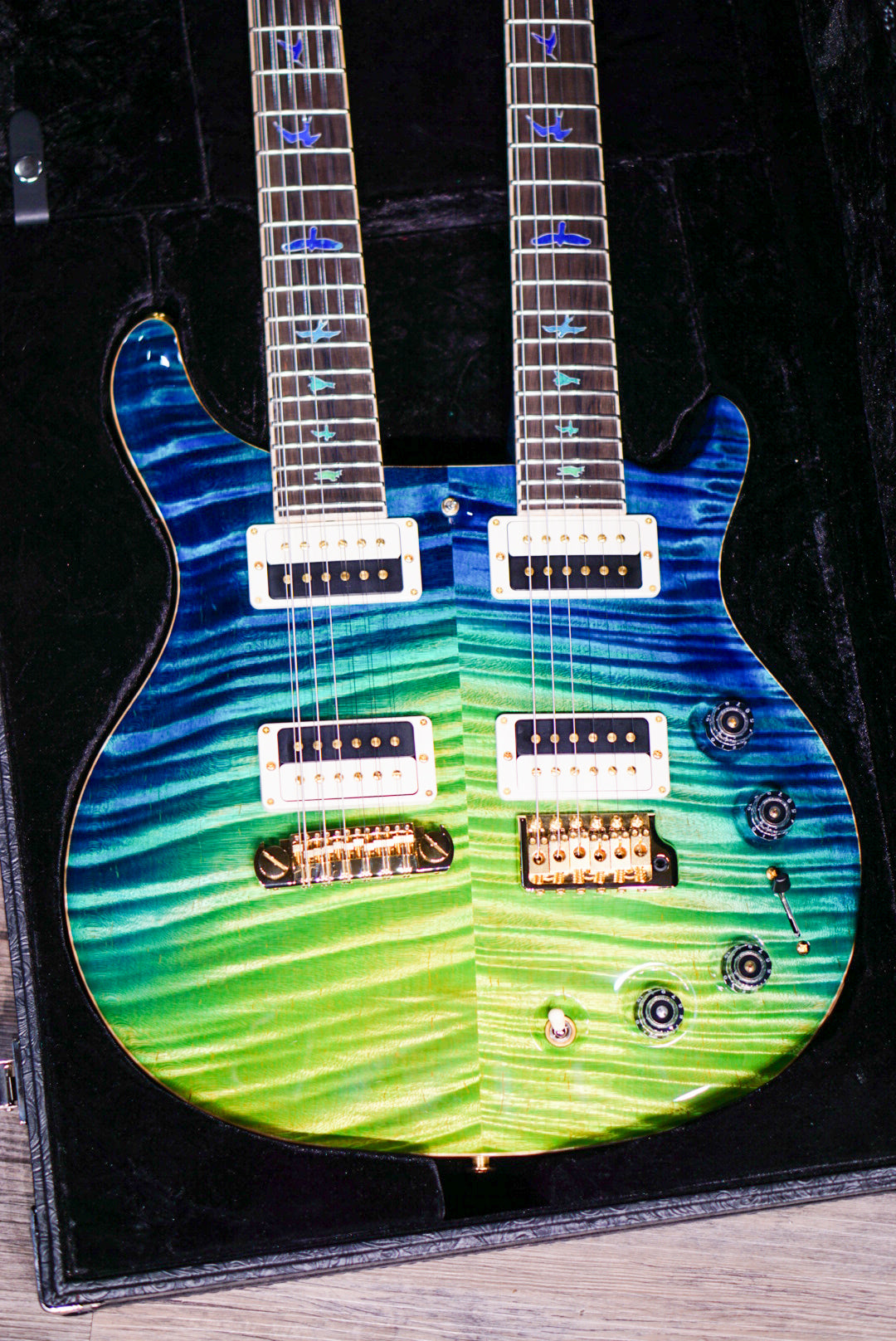 PRS Private Stock Doubleneck Laguna Dragon's Breath 0383821 PS# 10550