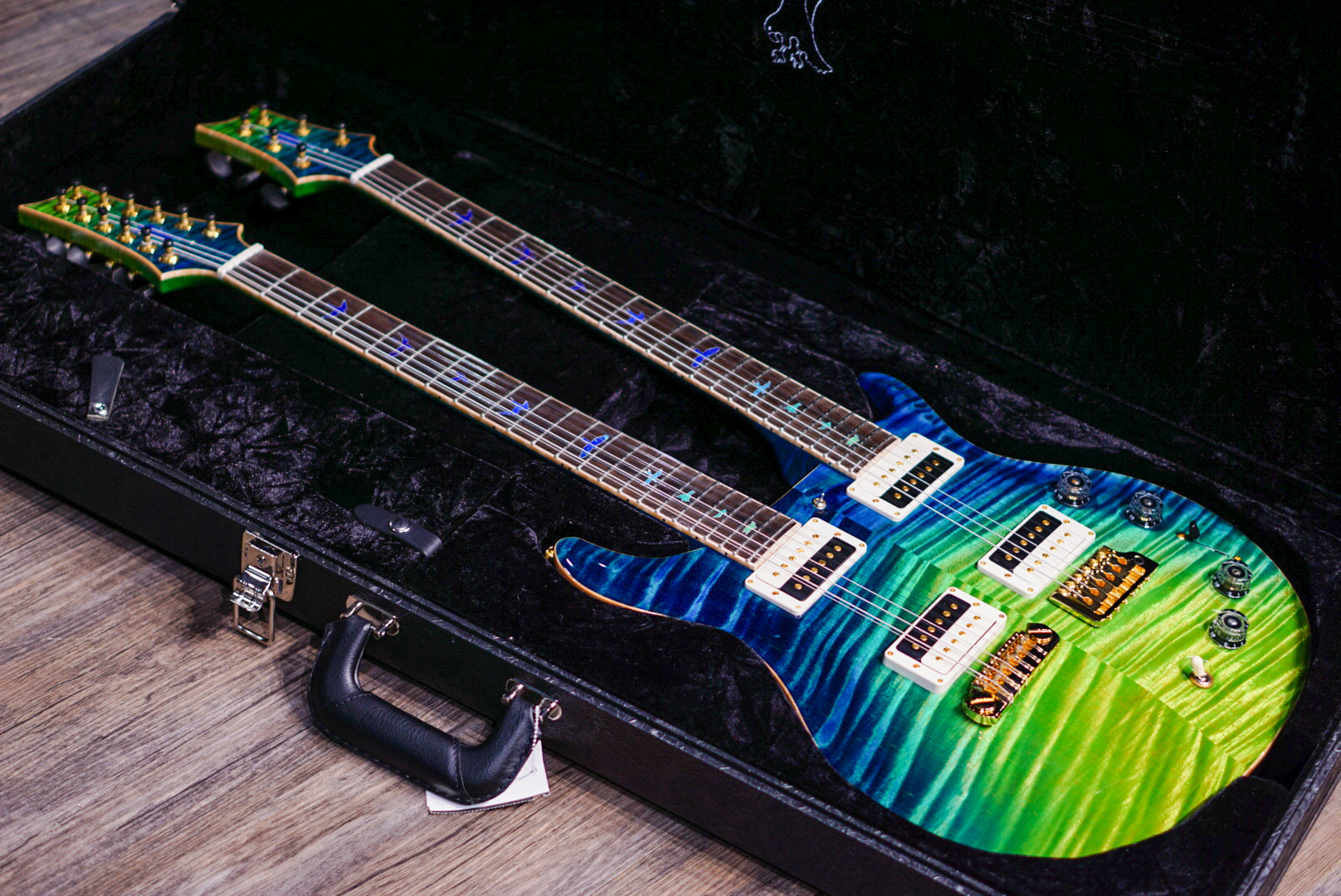 PRS Private Stock Doubleneck Laguna Dragon's Breath 0383821 PS# 10550