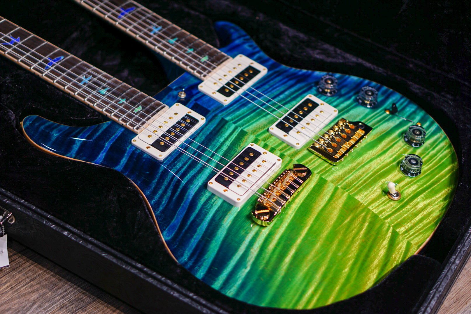 PRS Private Stock Doubleneck Laguna Dragon's Breath 0383821 PS# 10550