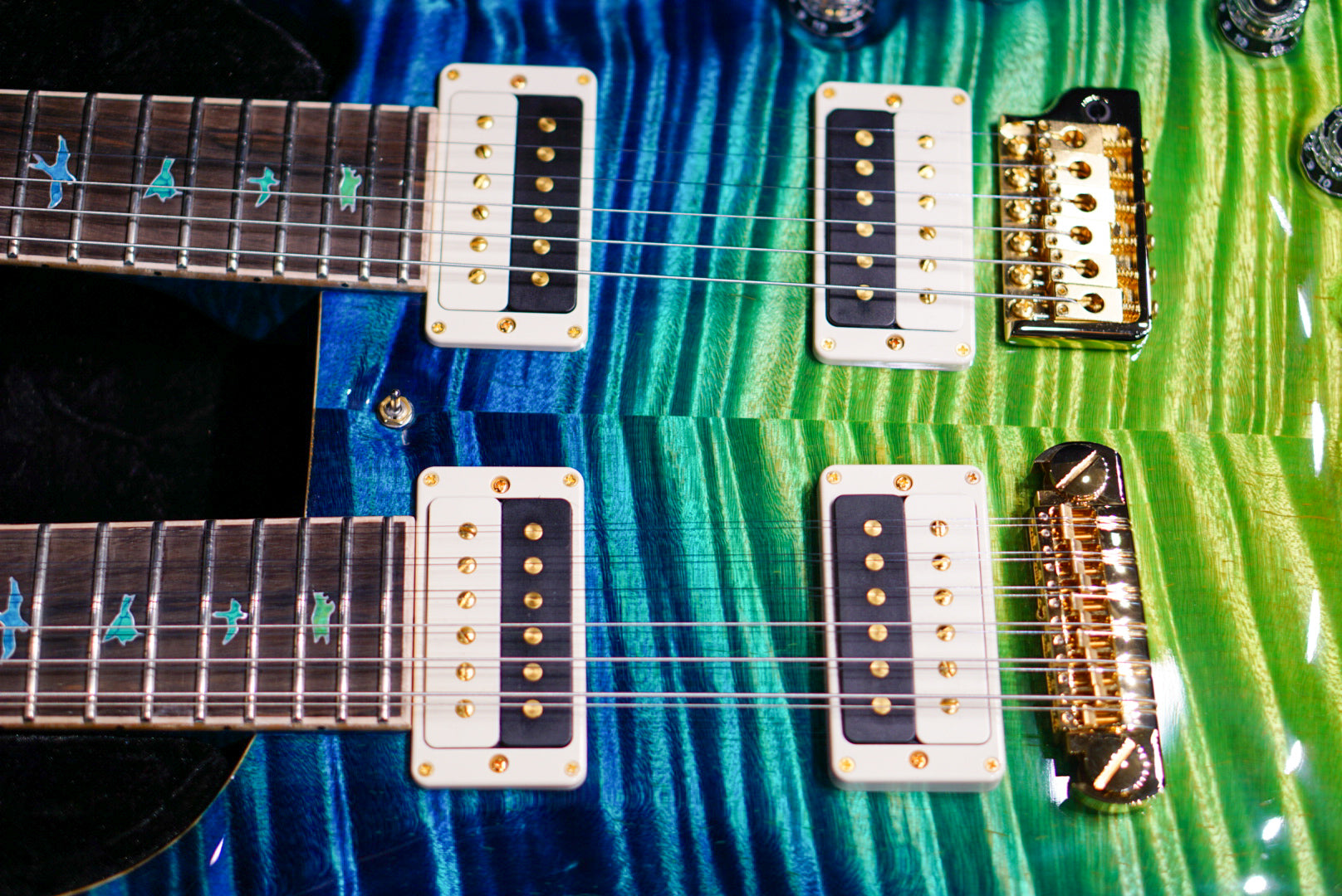 PRS Private Stock Doubleneck Laguna Dragon's Breath 0383821 PS# 10550