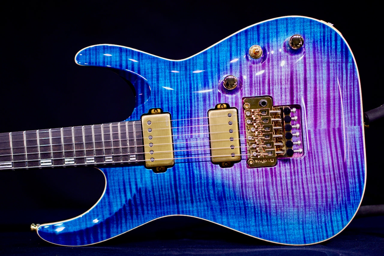 ESP Horizon FR CTM Indigo Purple Teardrop Sunburst E6650242