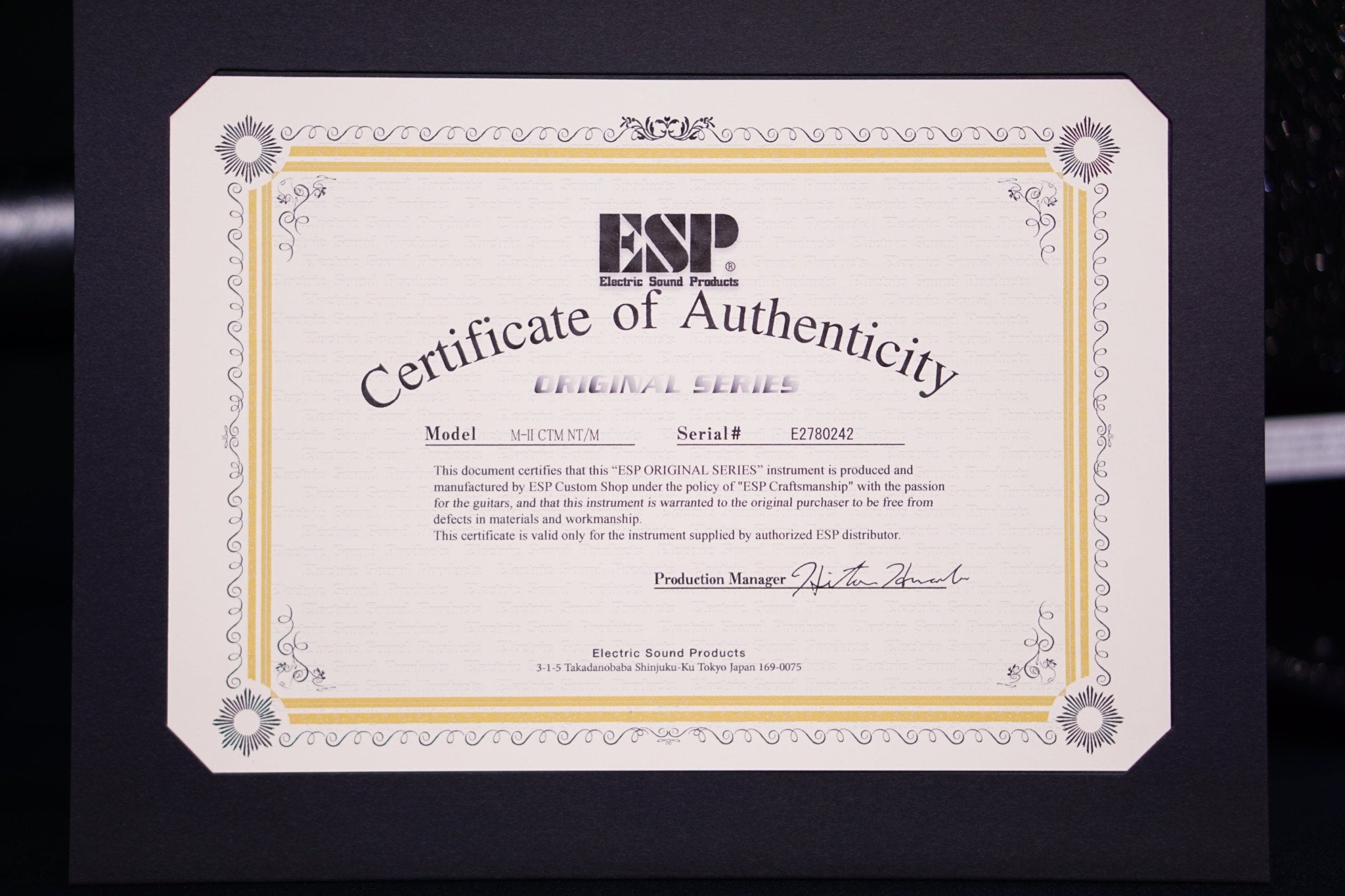 ESP Original M-II CTM NT/M Titan Metal e2780242