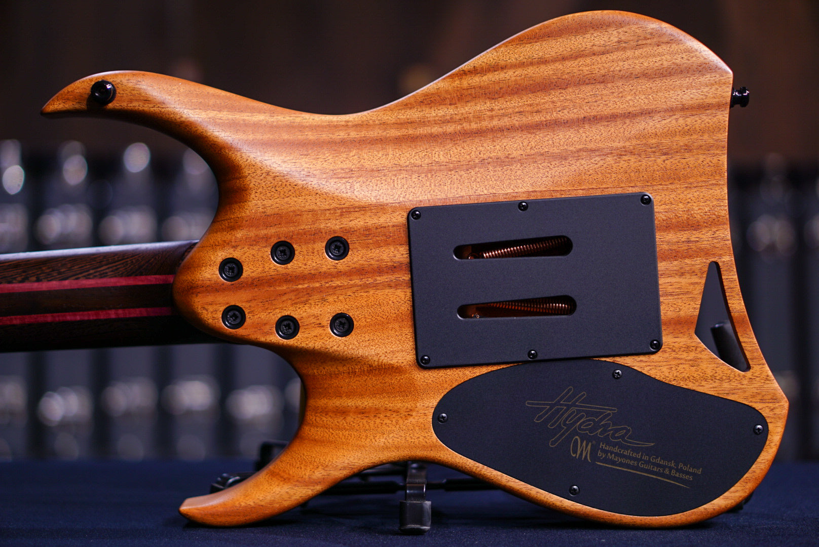 Mayones Hydra Elite Pro 7 trans natural fade purple blue burst out satine HF0000710