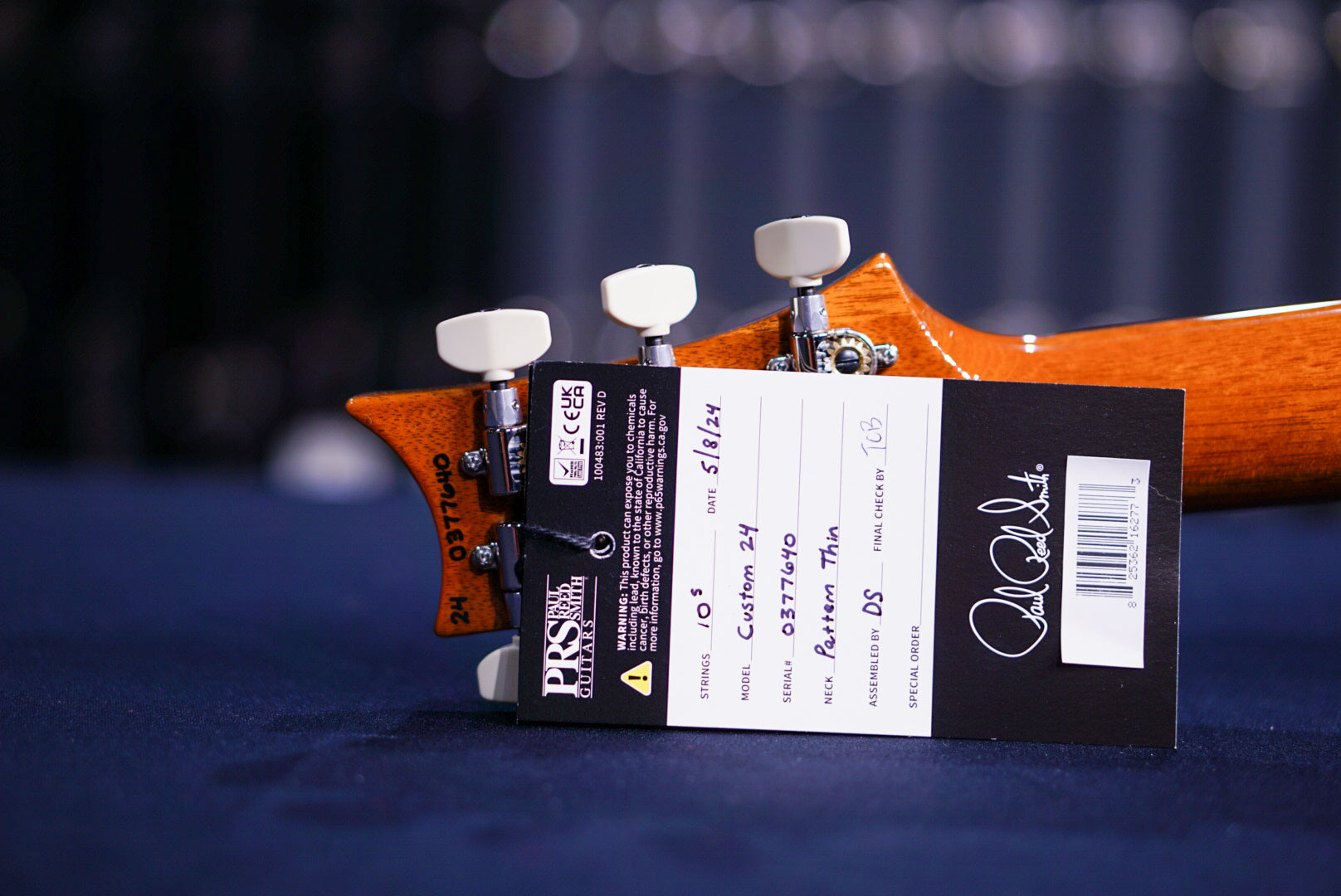 PRS CUSTOM 24 YELLOW TIGER 24 0377640