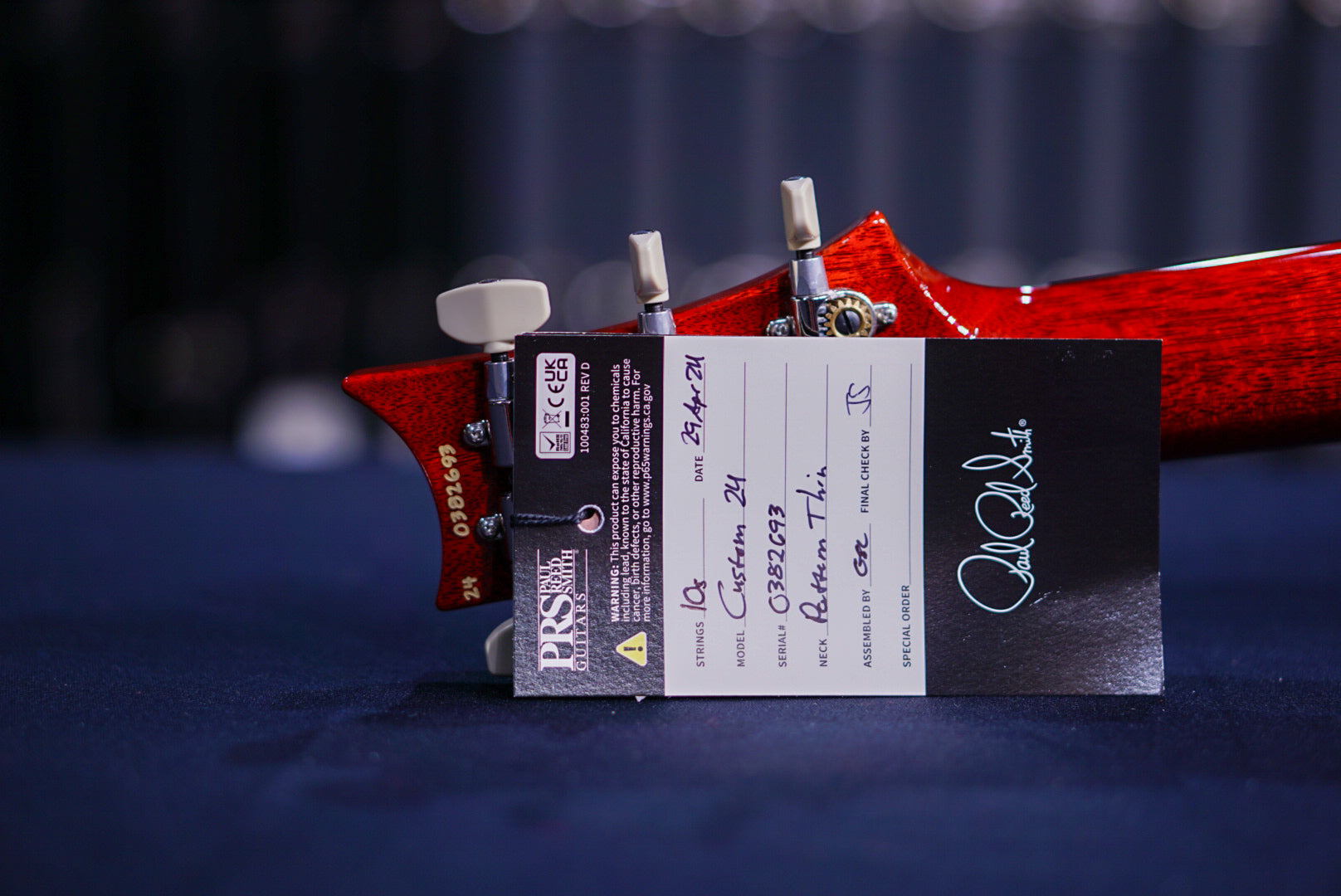 PRS CUSTOM 24 MCCARTY SUNBURST 24 0382693