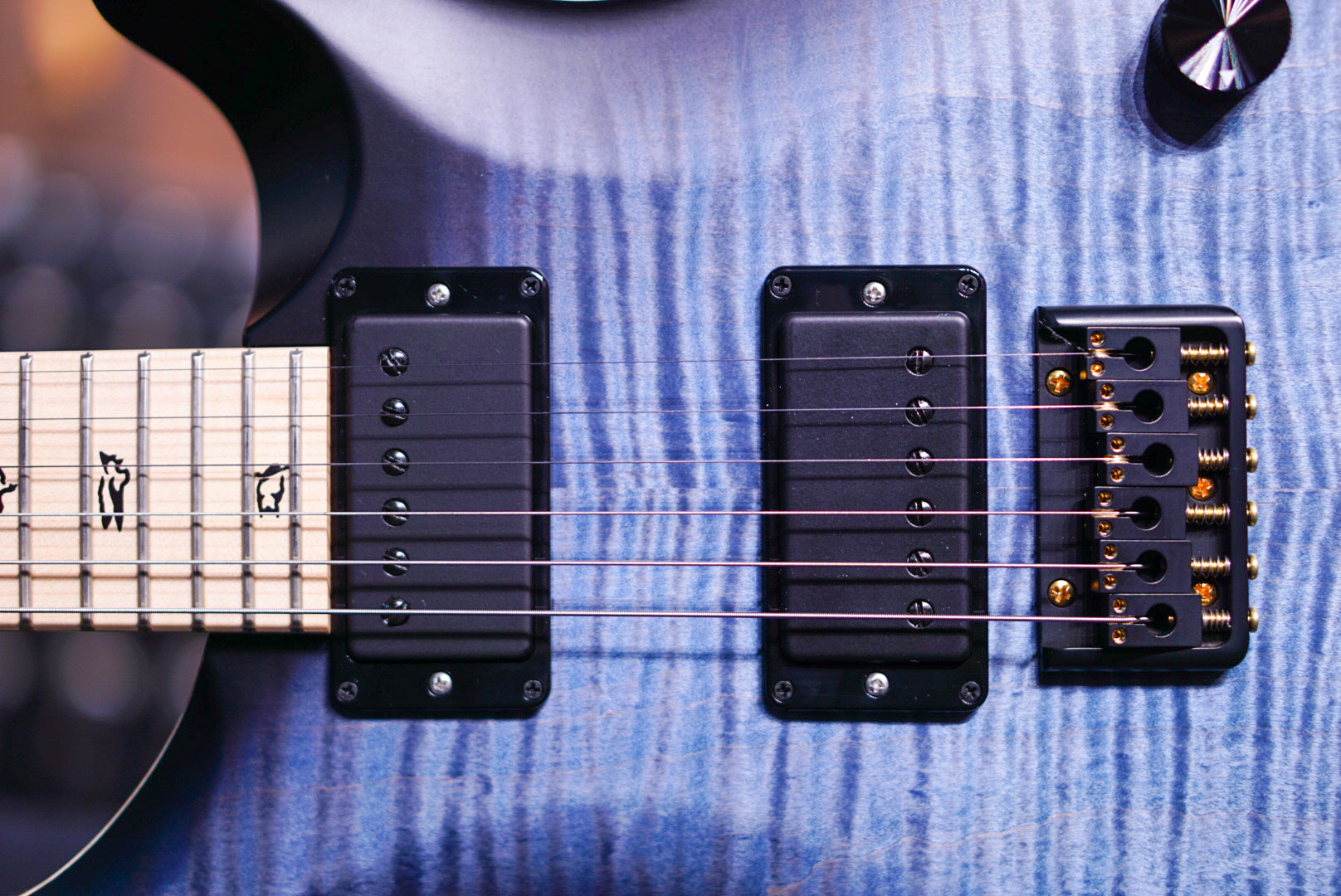 PRS Dustie Waring CE 24 hardtail Faded Blue Smokeburst limited edition 0357771 - HIENDGUITAR PRS GUITAR